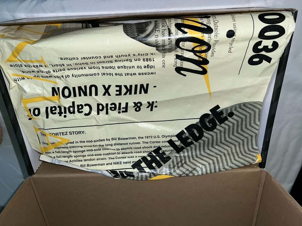 Size 9.5 - Nike Cortez x Union Lemon Frost 2022